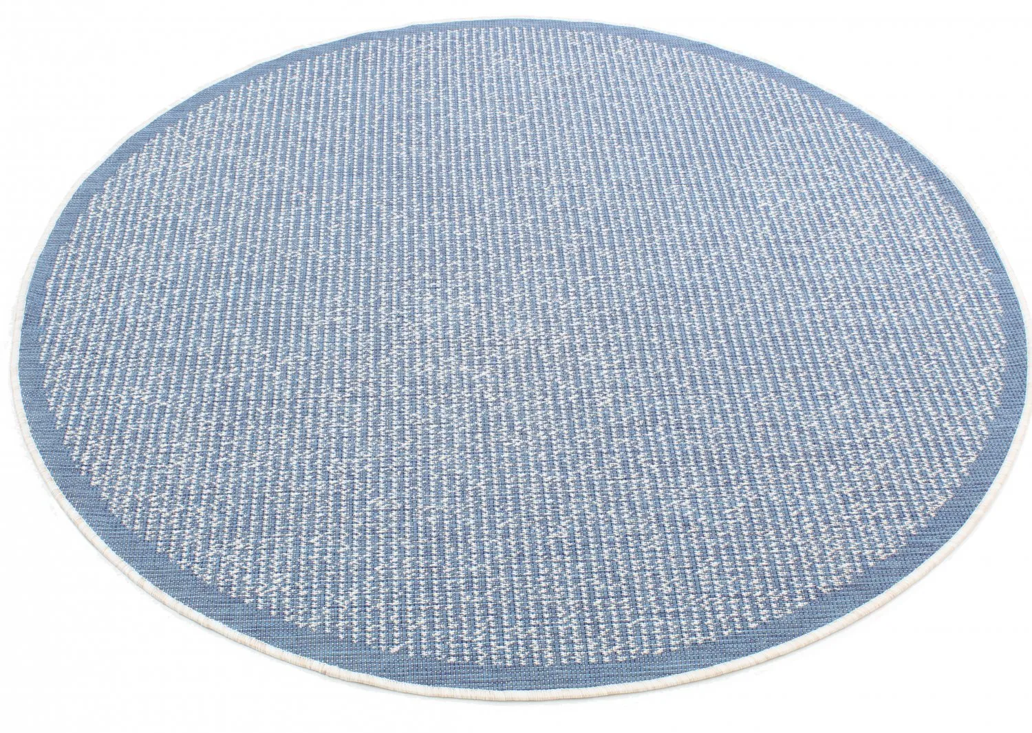 Tapis rond - Tromsø (bleu)