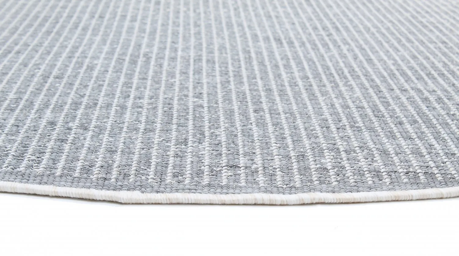 Tapis rond - Tromsø (argent)