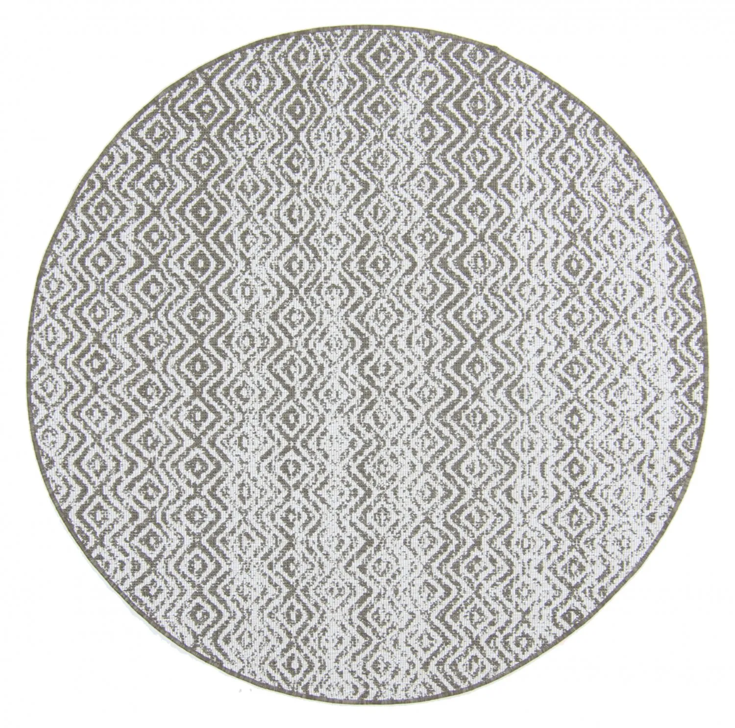 Tapis rond - Harstad (marron)