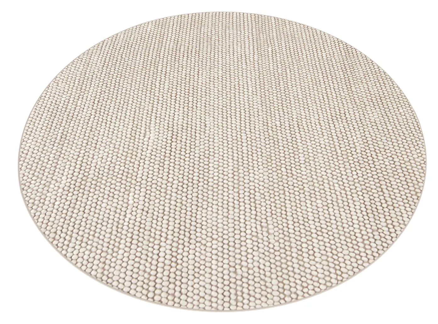 Tapis rond - Avafors Wool Bubble (beige)