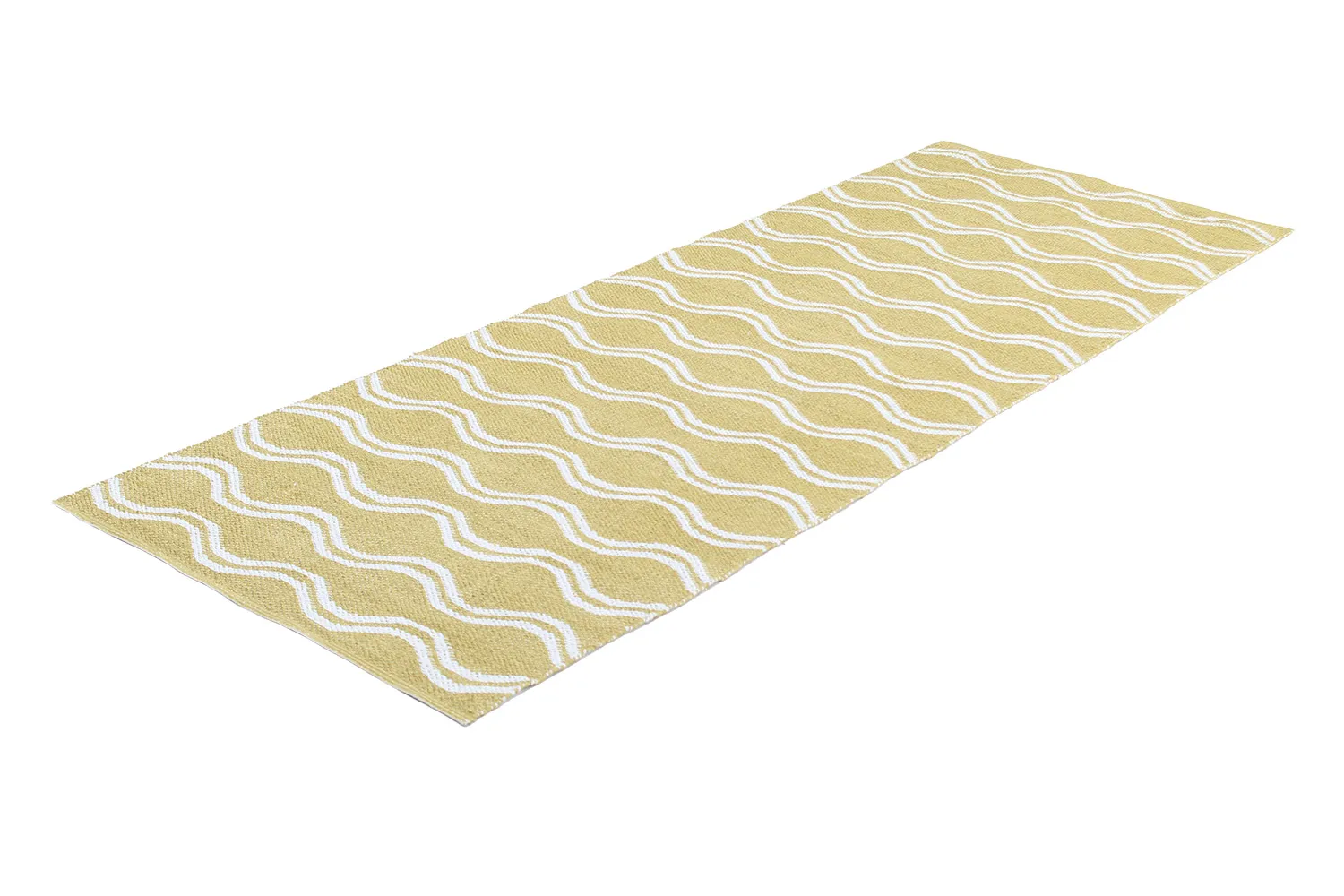 Tapis en plastique - Camden (vert/blanc)