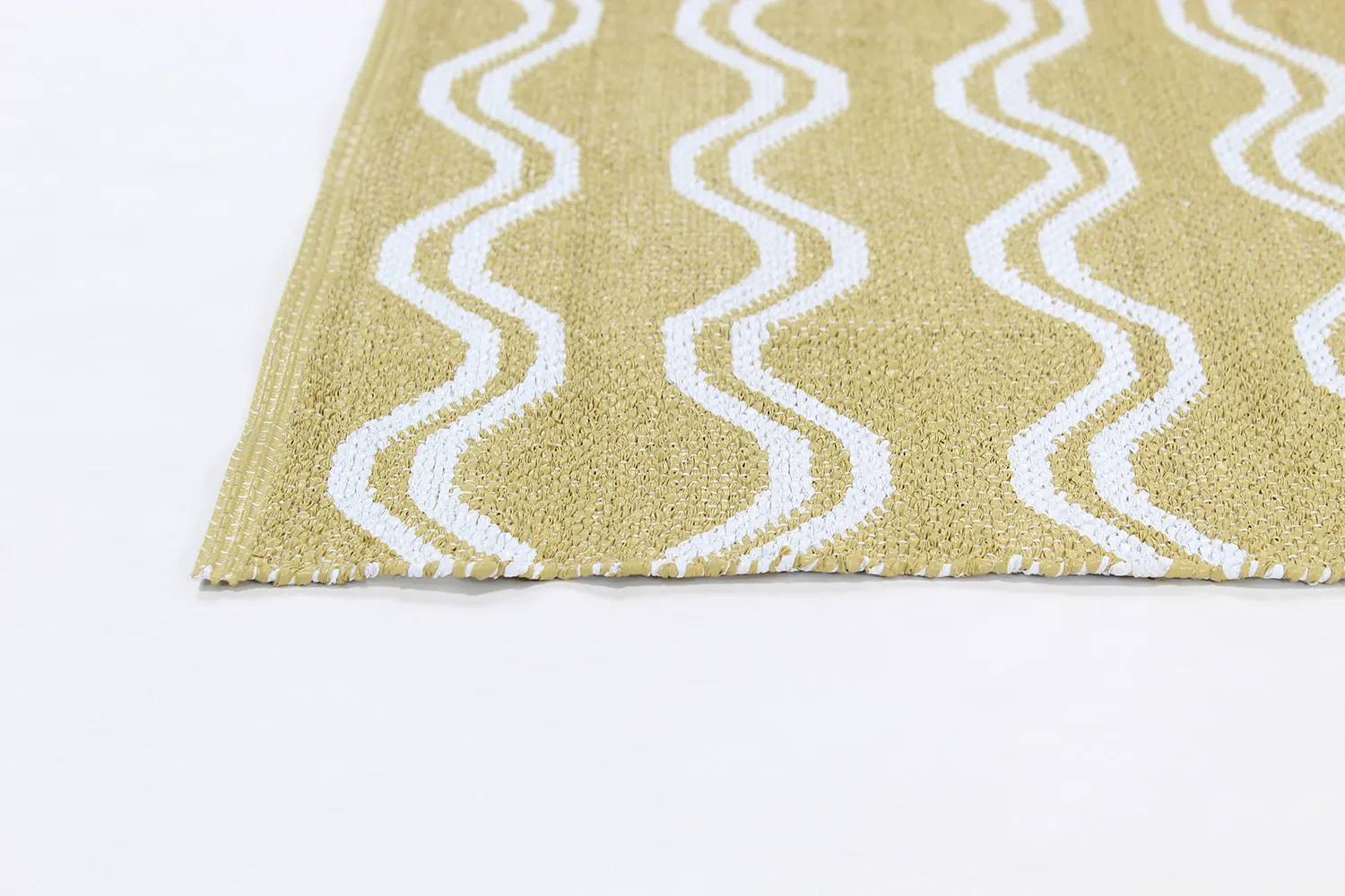 Tapis en plastique - Camden (vert/blanc)
