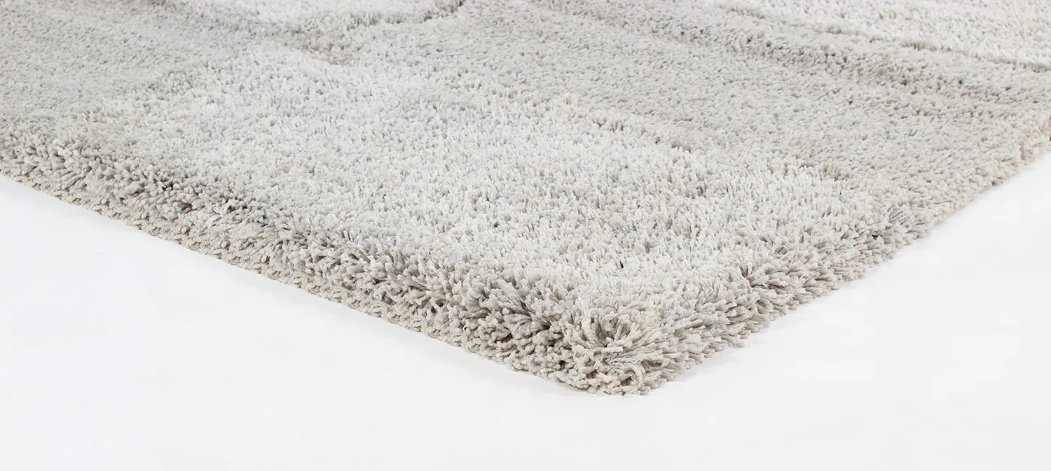 Tapis à poils longs - Cannes (gris)