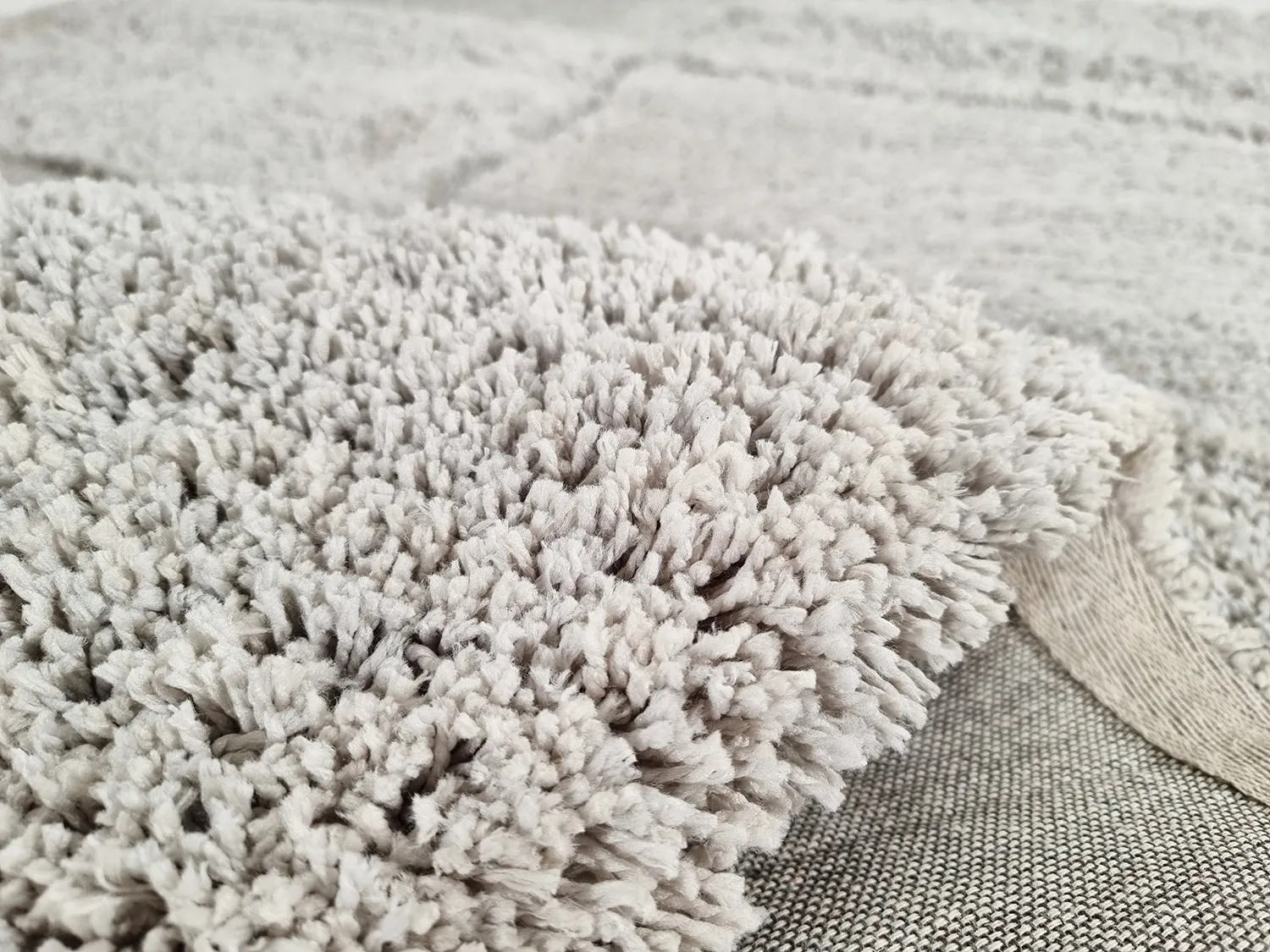 Tapis à poils longs - Cannes (gris)