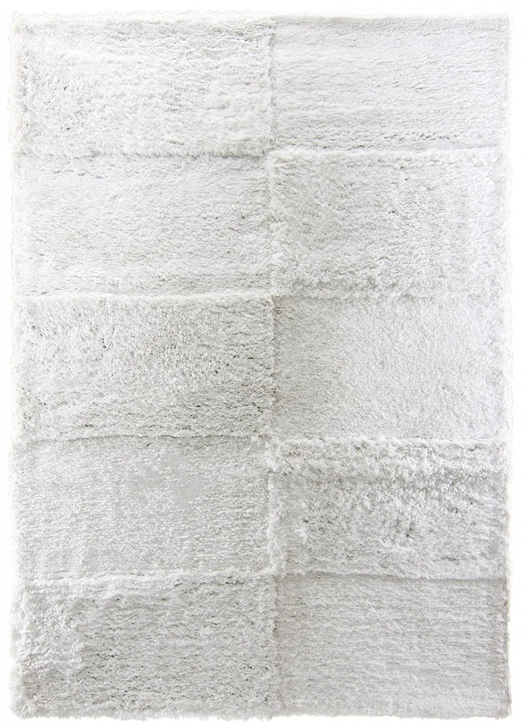Tapis à poils longs - Cannes (blanc)