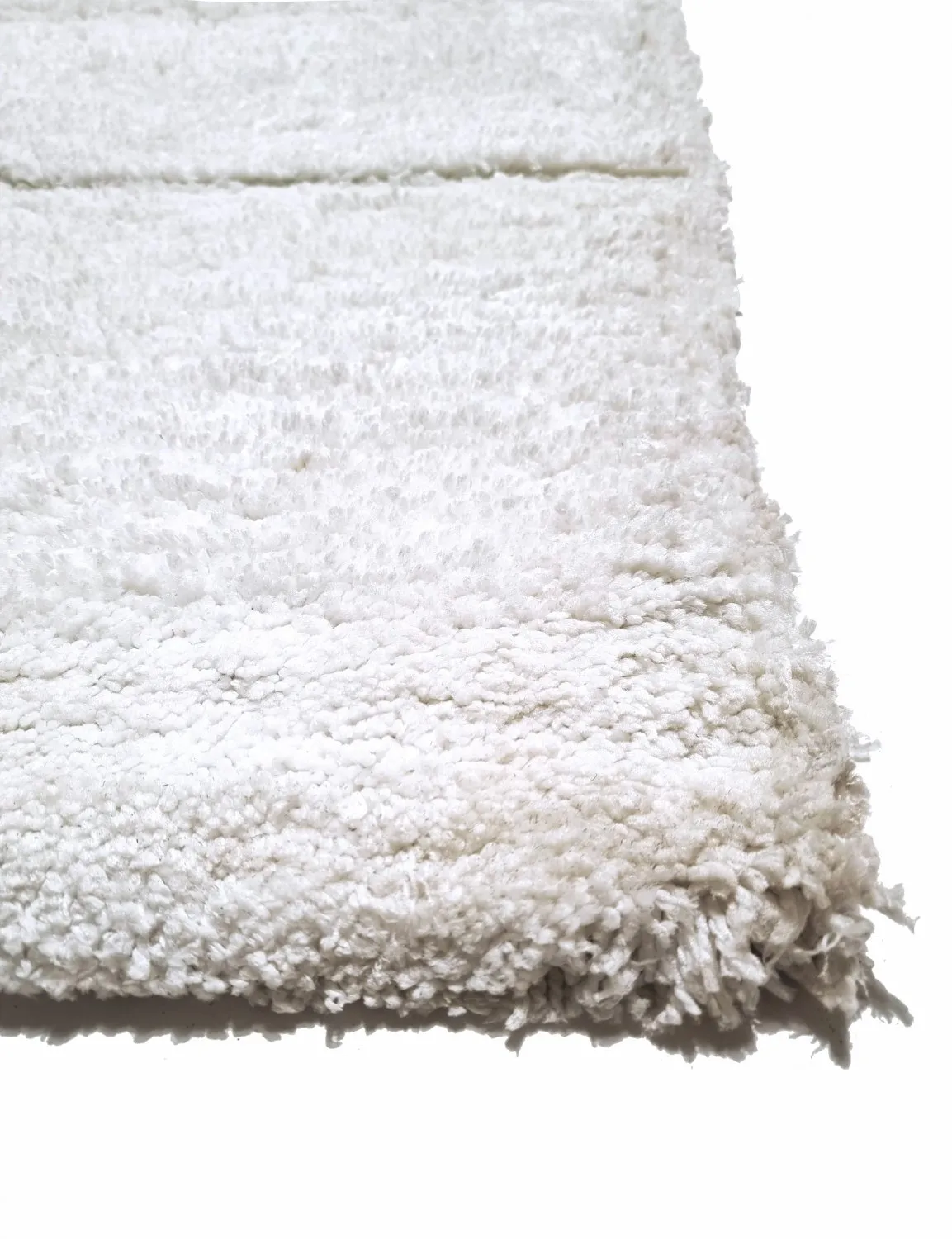 Tapis à poils longs - Cannes (blanc)