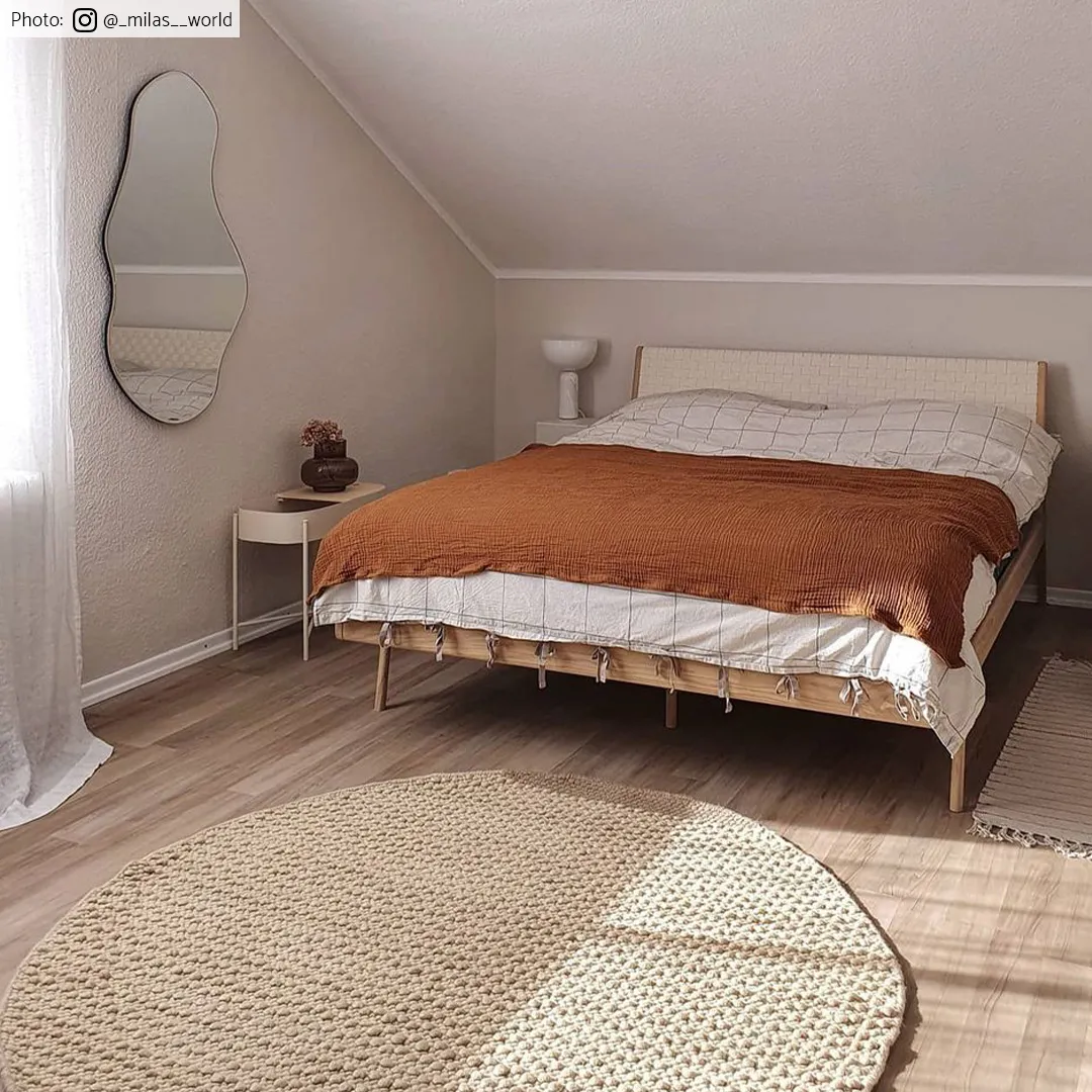 Tapis rond - Odessa (beige)