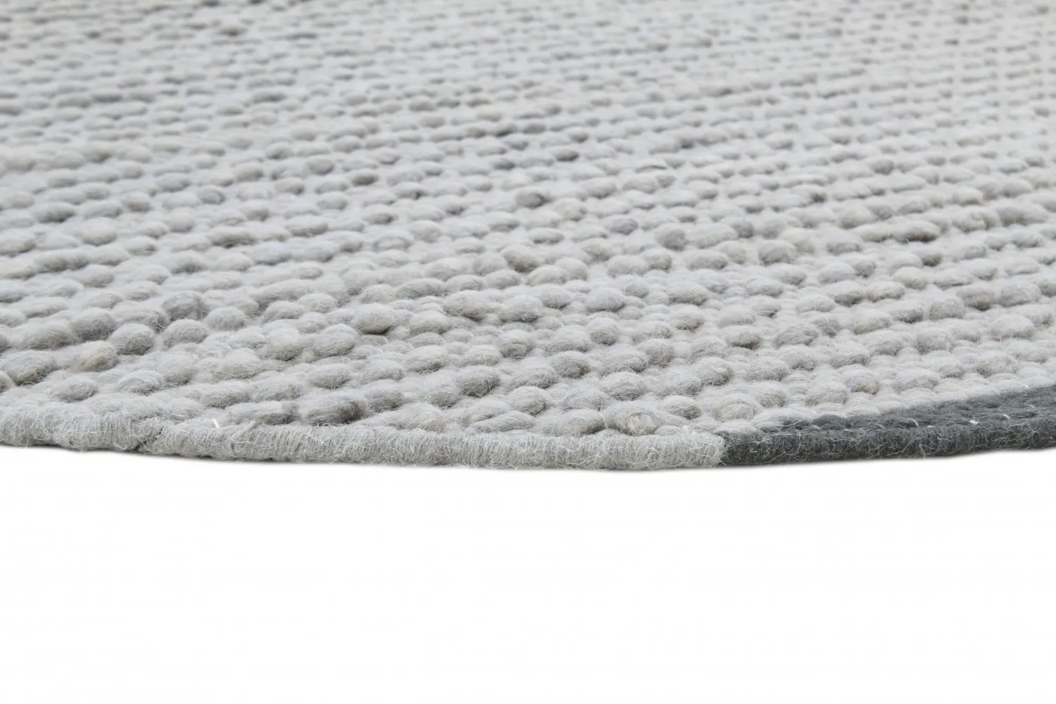 Tapis rond - Odessa (gris)