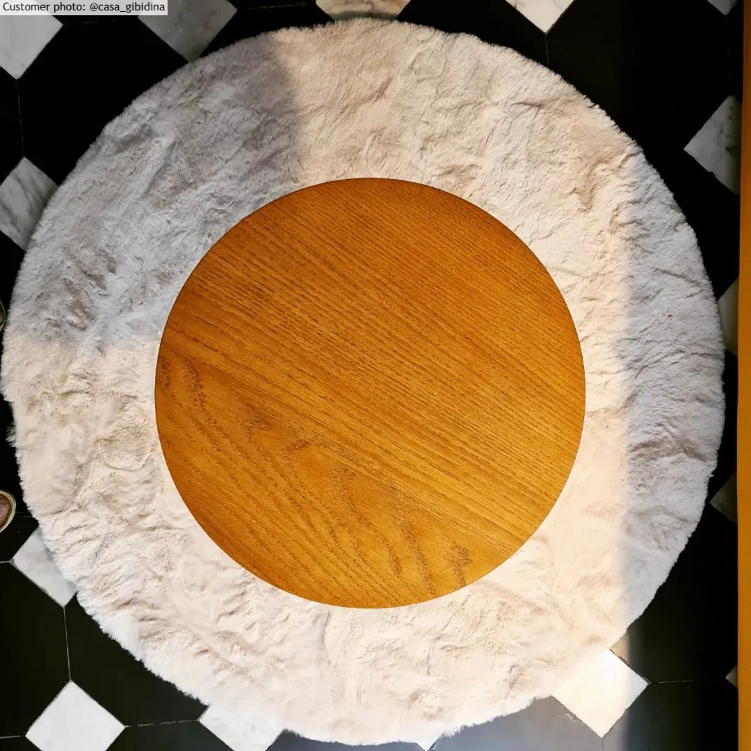 Tapis ronds - Cloud Super Soft (blanc cassé)