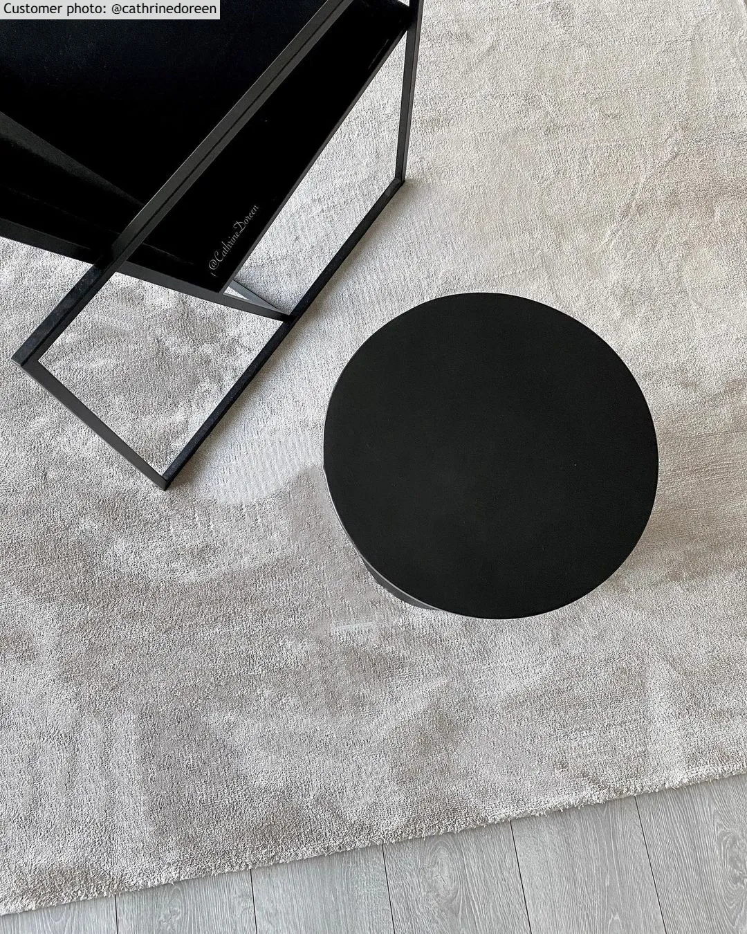 Tapis en viscose - Jodhpur Special Luxury Edition (gris clair/beige)