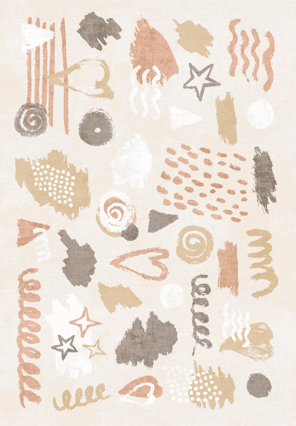 Tapis pour enfants - Ethel (rose)
