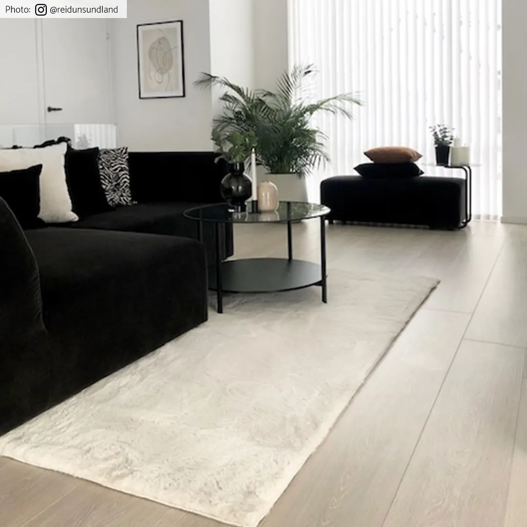 Tapis à poils longs - Cloud Super Soft (blanc cassé)