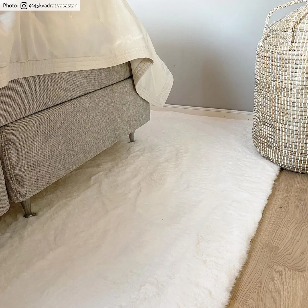 Tapis à poils longs - Cloud Super Soft (blanc)