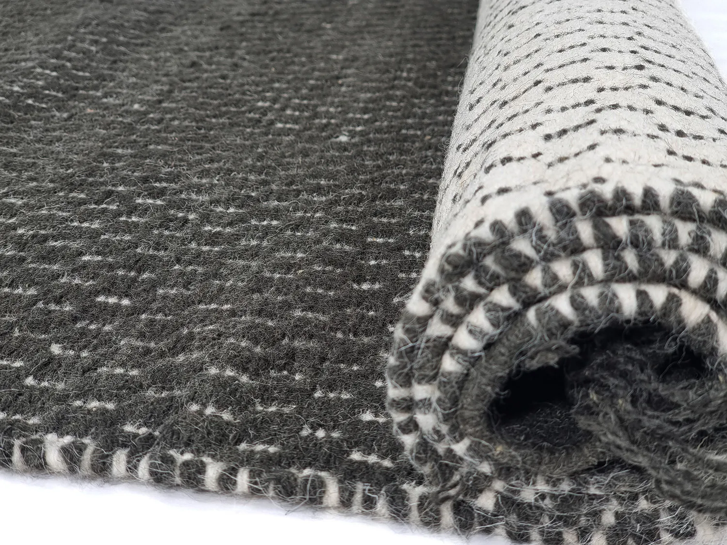 Tapis en laine - Clovelly (gris foncé)
