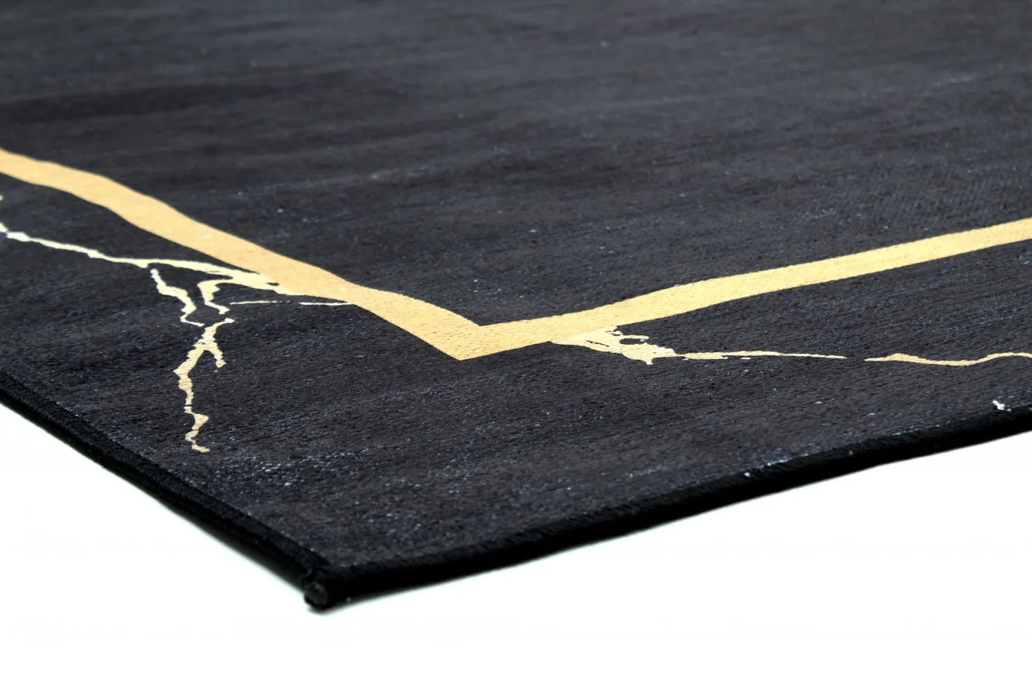 Tapis Wilton - Cerasia (noir/doré)