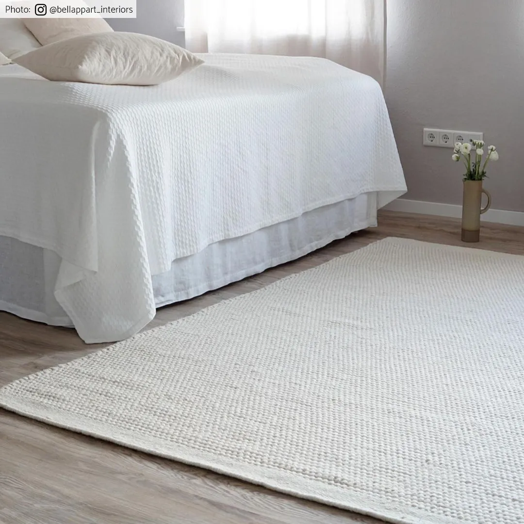Tapis en laine - Coastal (blanc)
