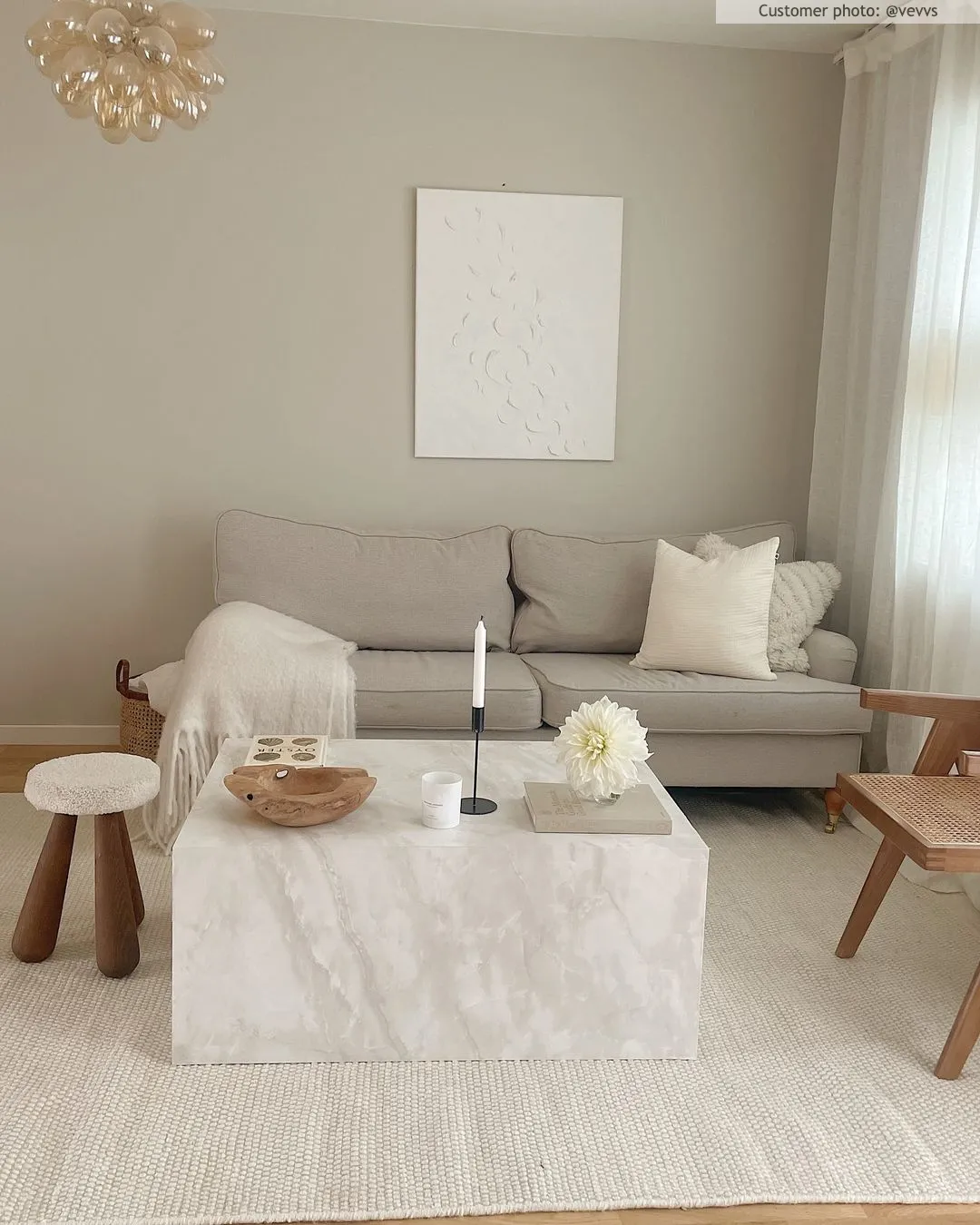 Tapis en laine - Coastal (blanc)
