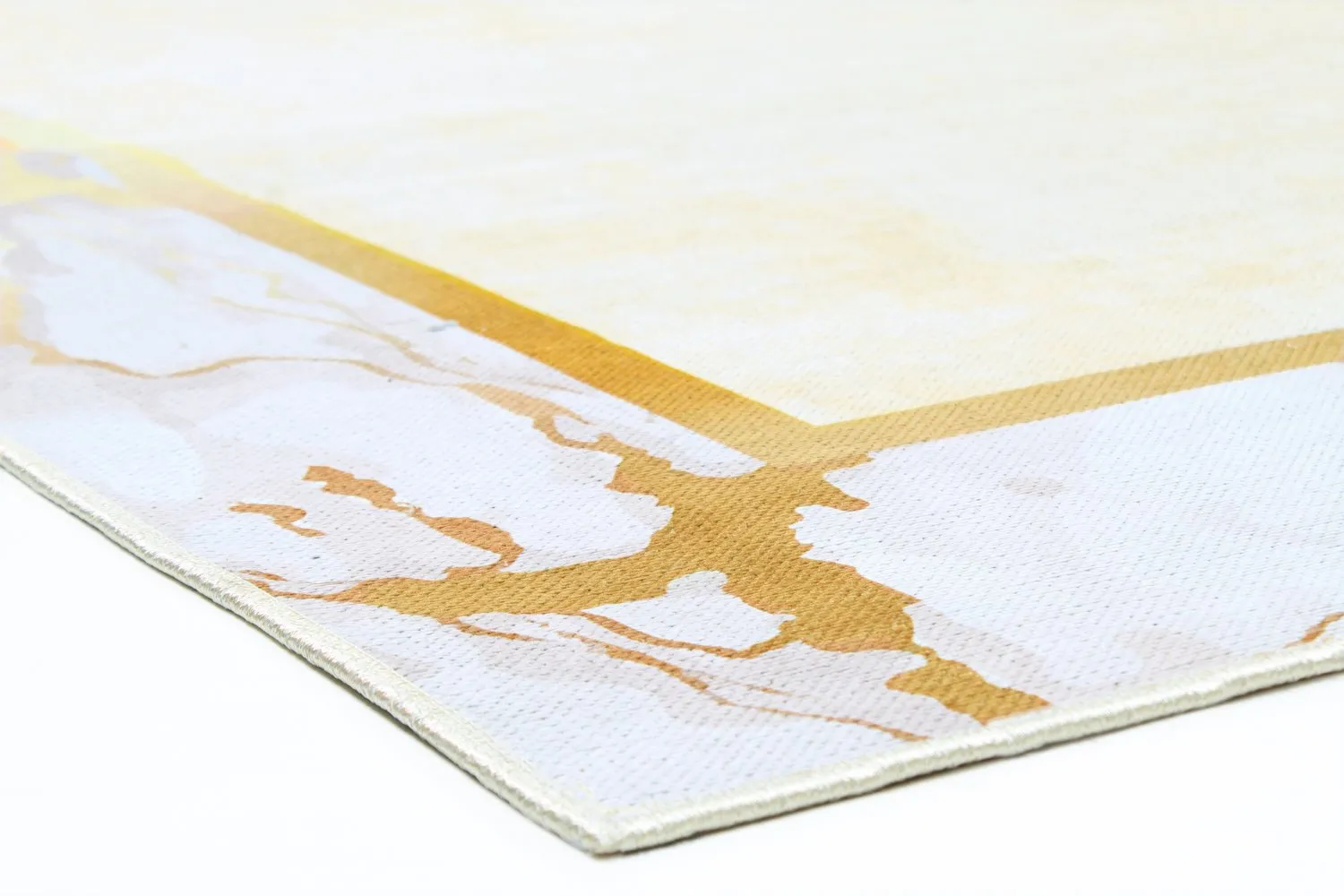 Tapis Wilton - Cerasia (beige/blanc/doré)