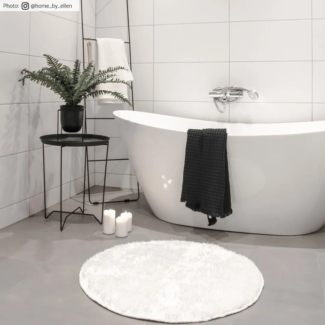 Tapis ronds - Cosy (blanc)