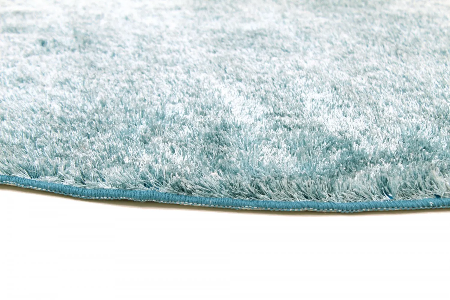 Tapis ronds - Cosy (bleu-vert)