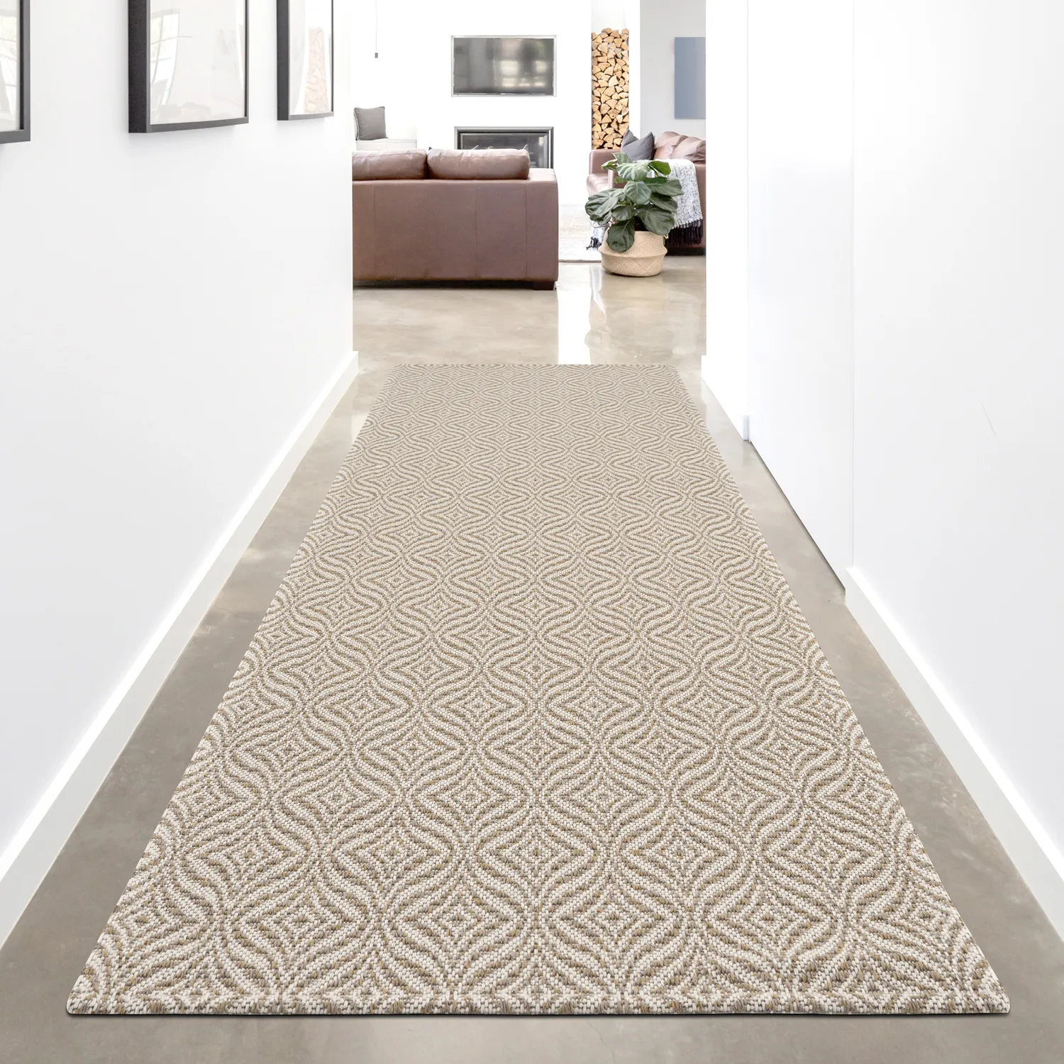 Tapis en coton - Hvitanes (beige)