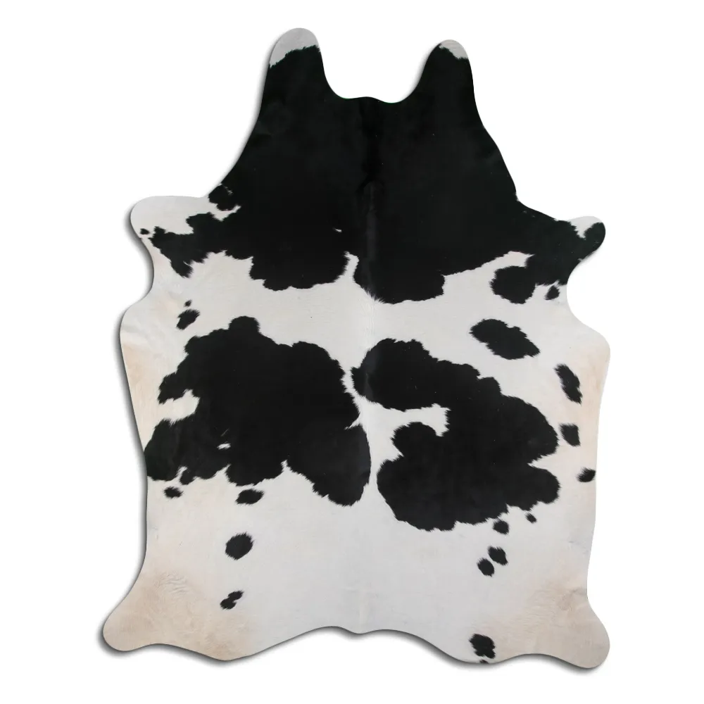 Peau de vache - noir/blanc 56