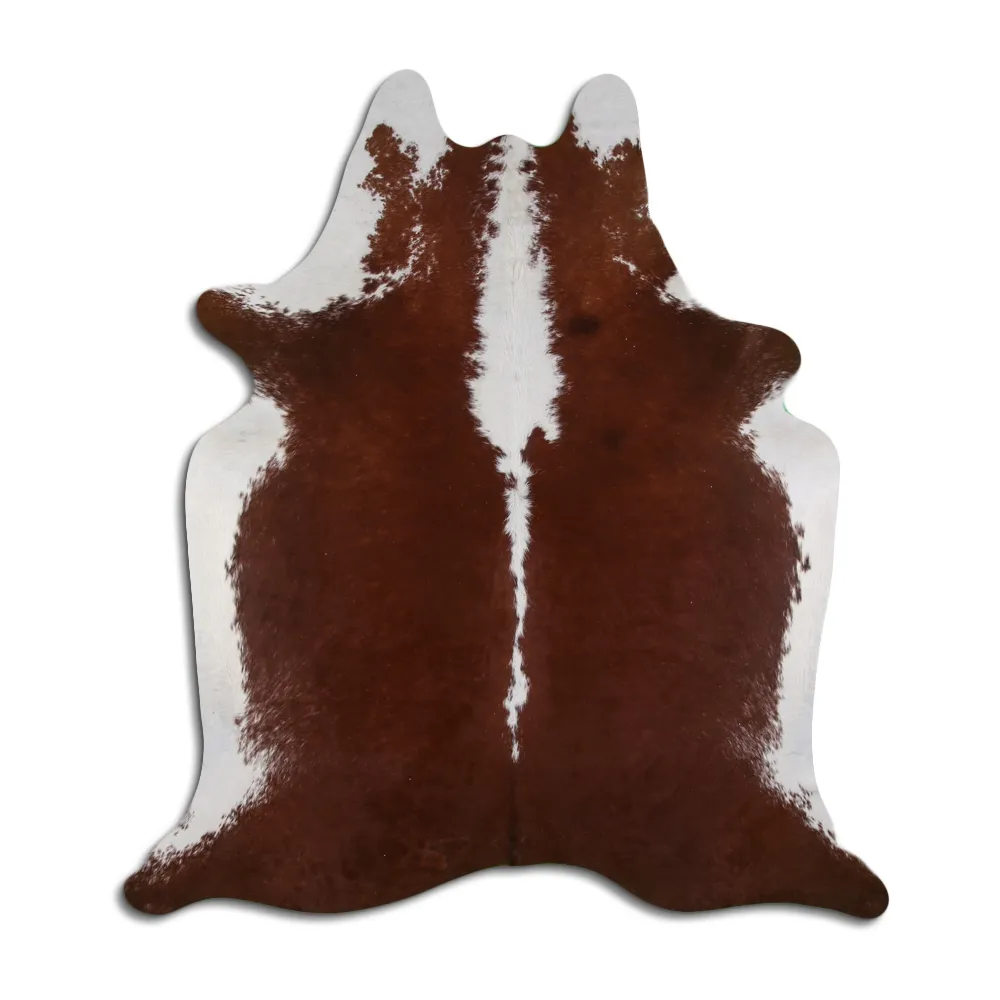 Peau de vache - Marron et Blanc 128