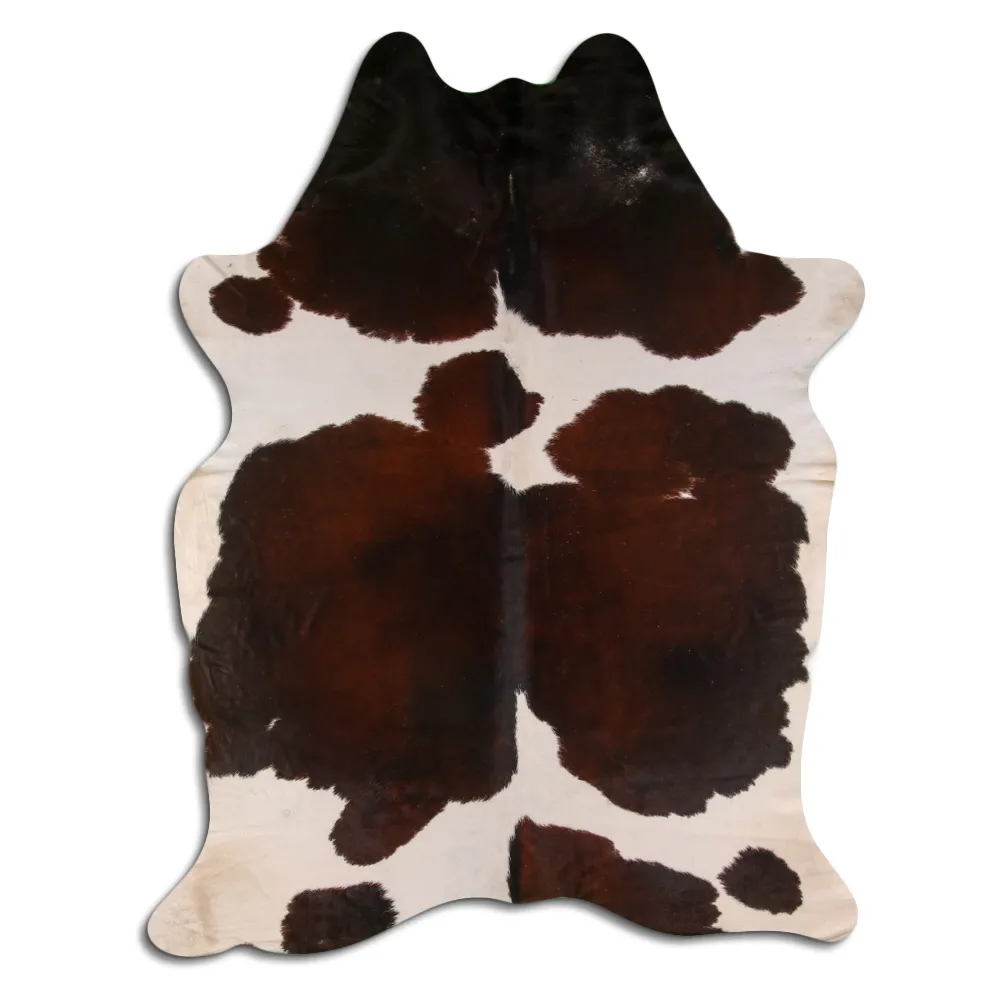 Peau de vache - Marron och Vit 158