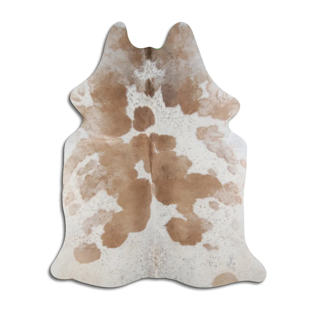 Peau de vache - Marron et Blanc 44