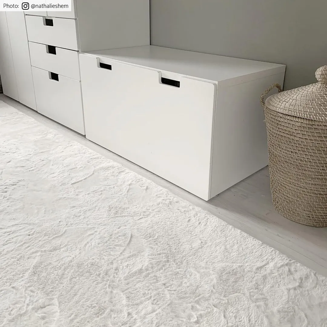 Tapis à poils longs - Aranga Super Soft Fur (blanc)