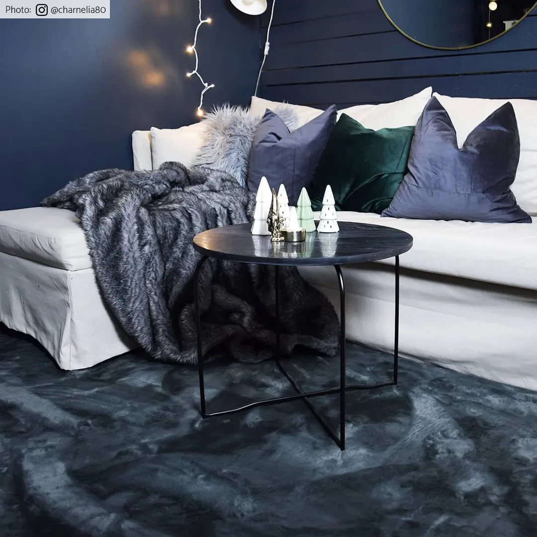 Tapis à poils longs - Aranga Super Soft Fur (anthracite)