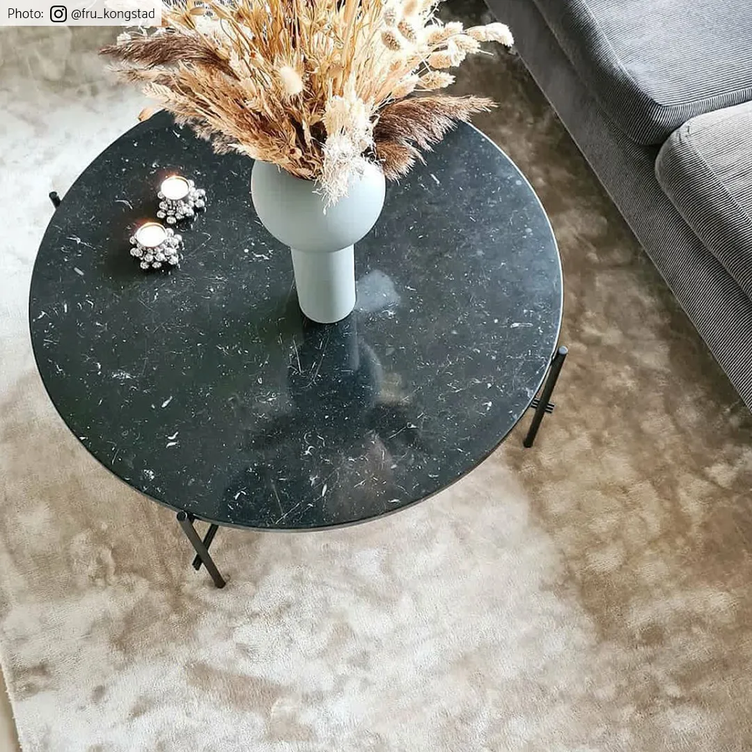 Tapis en viscose - Jodhpur Special Luxury Edition (gris clair/beige)