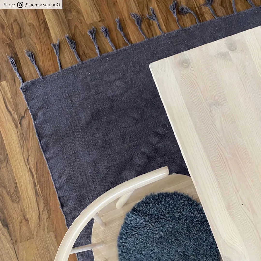 Tapis en laine - Malana (anthracite)