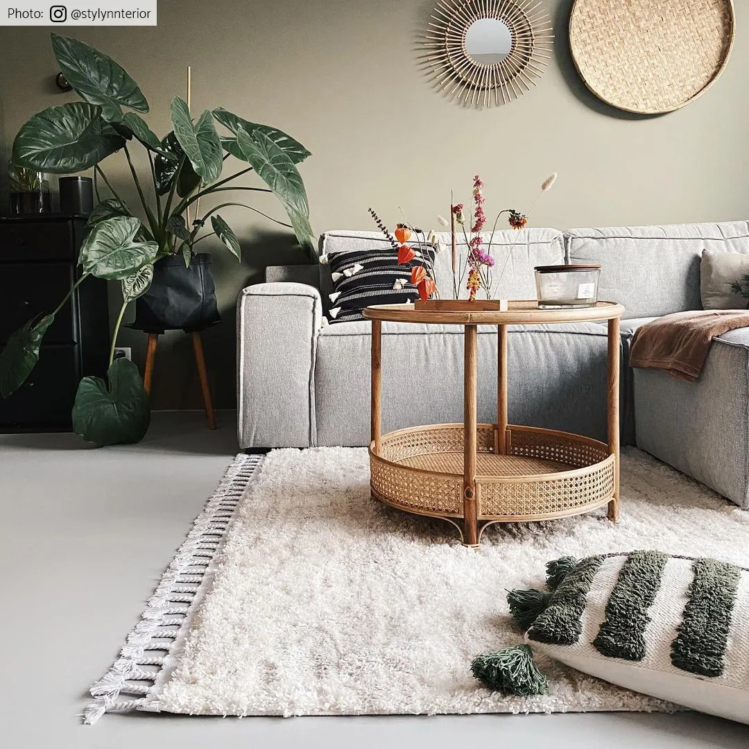 Tapis à poils longs - Orellana (beige)