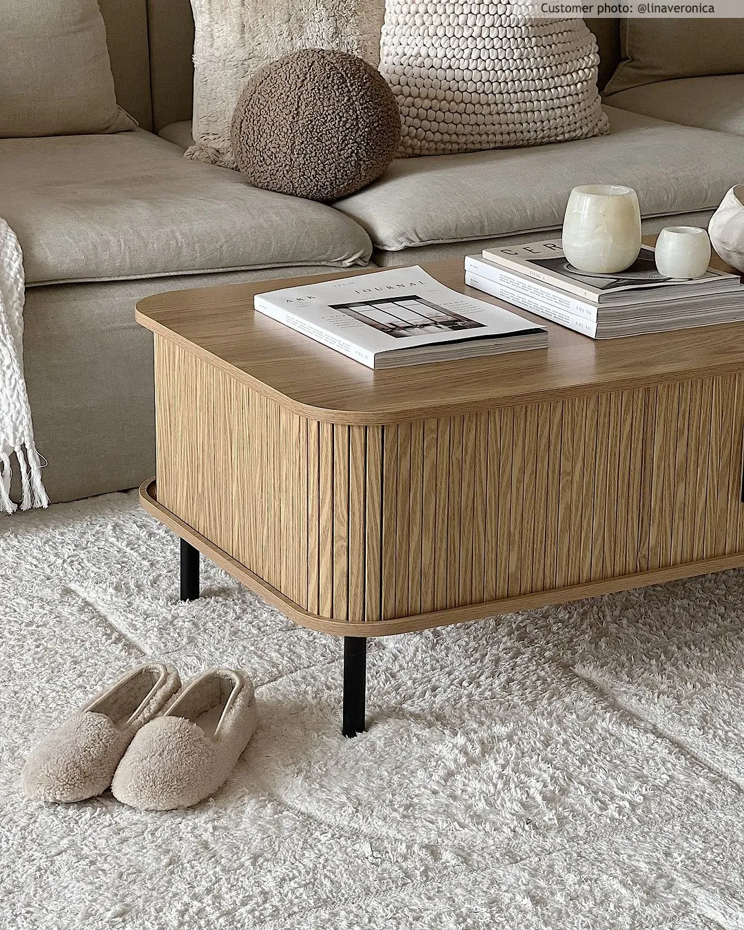 Tapis shaggy - Cremona Natural Cotton Shaggy (blanc cassé)