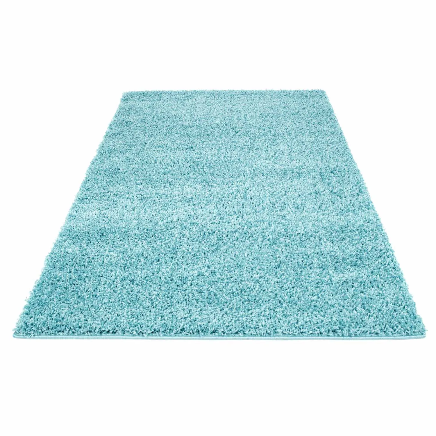 Tapis à poils longs - Trim (turquoise)