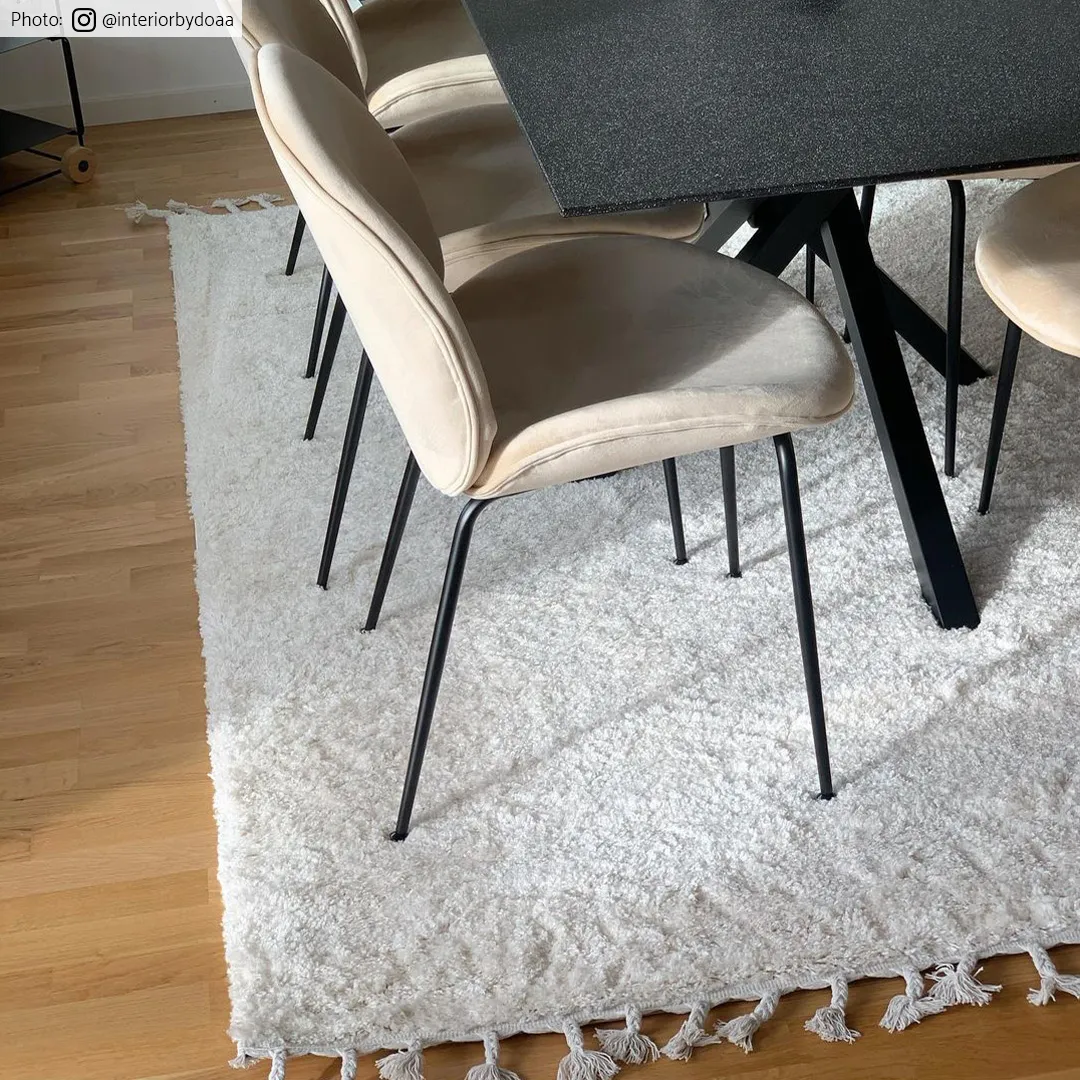 Tapis à poils longs - Cudillero (beige)