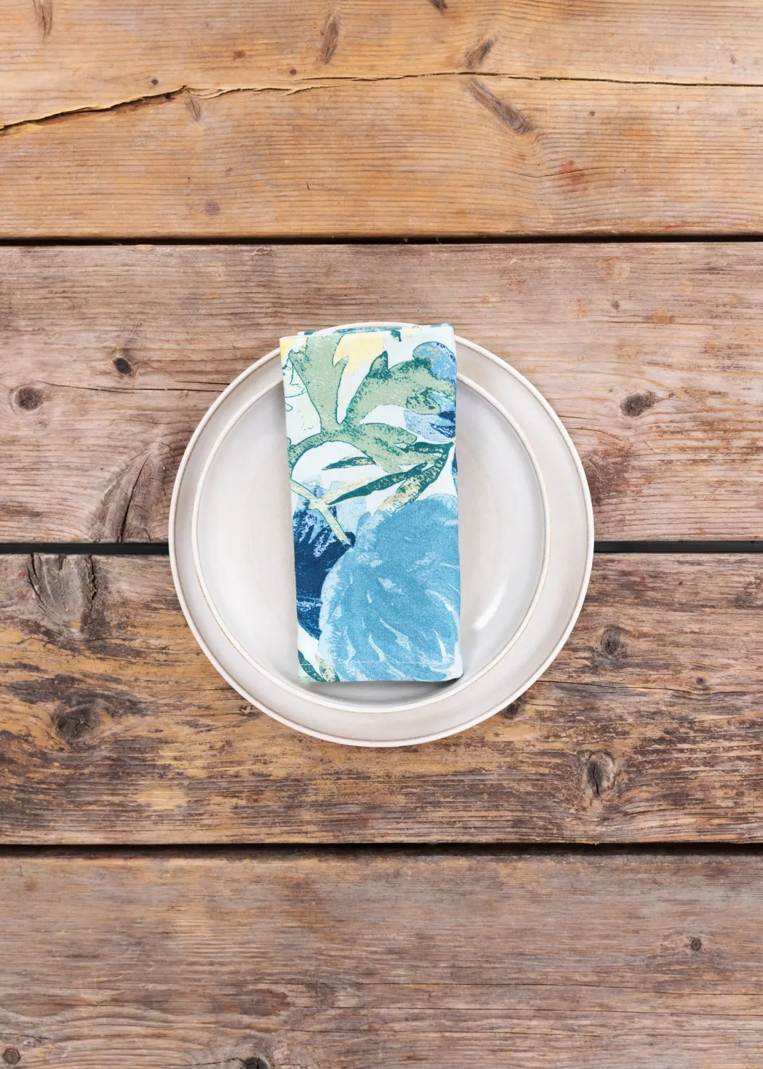Serviettes de table en tissu - lot de 4 Cutie (bleu)