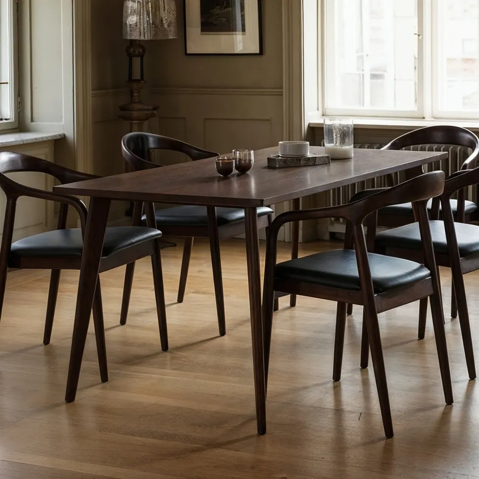 Table à manger - Nordisk - 180 x 70 cm (noyer)