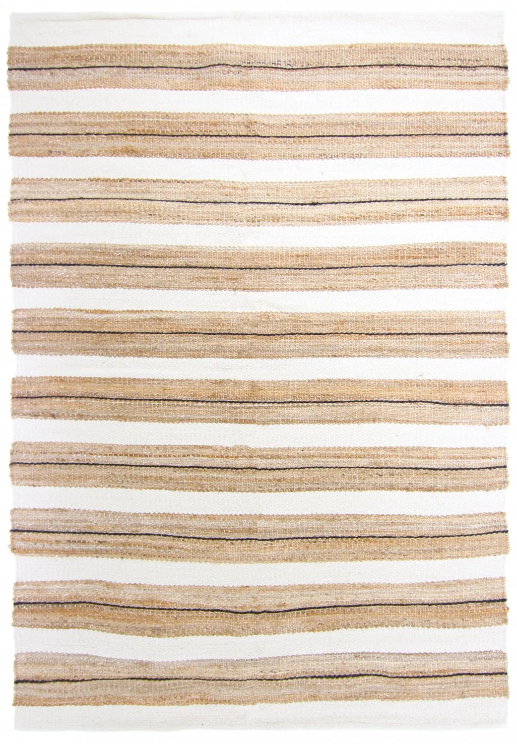 Tapis patchwork - Devli (beige/blanc/noir)