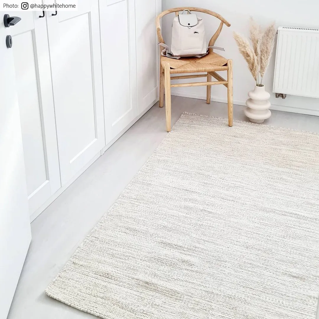 Tapis en laine - Dhurry (naturel)