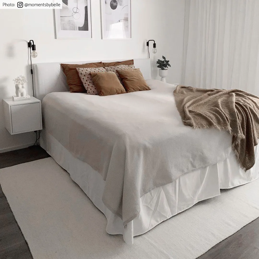 Tapis en laine - Dhurry (blanc)