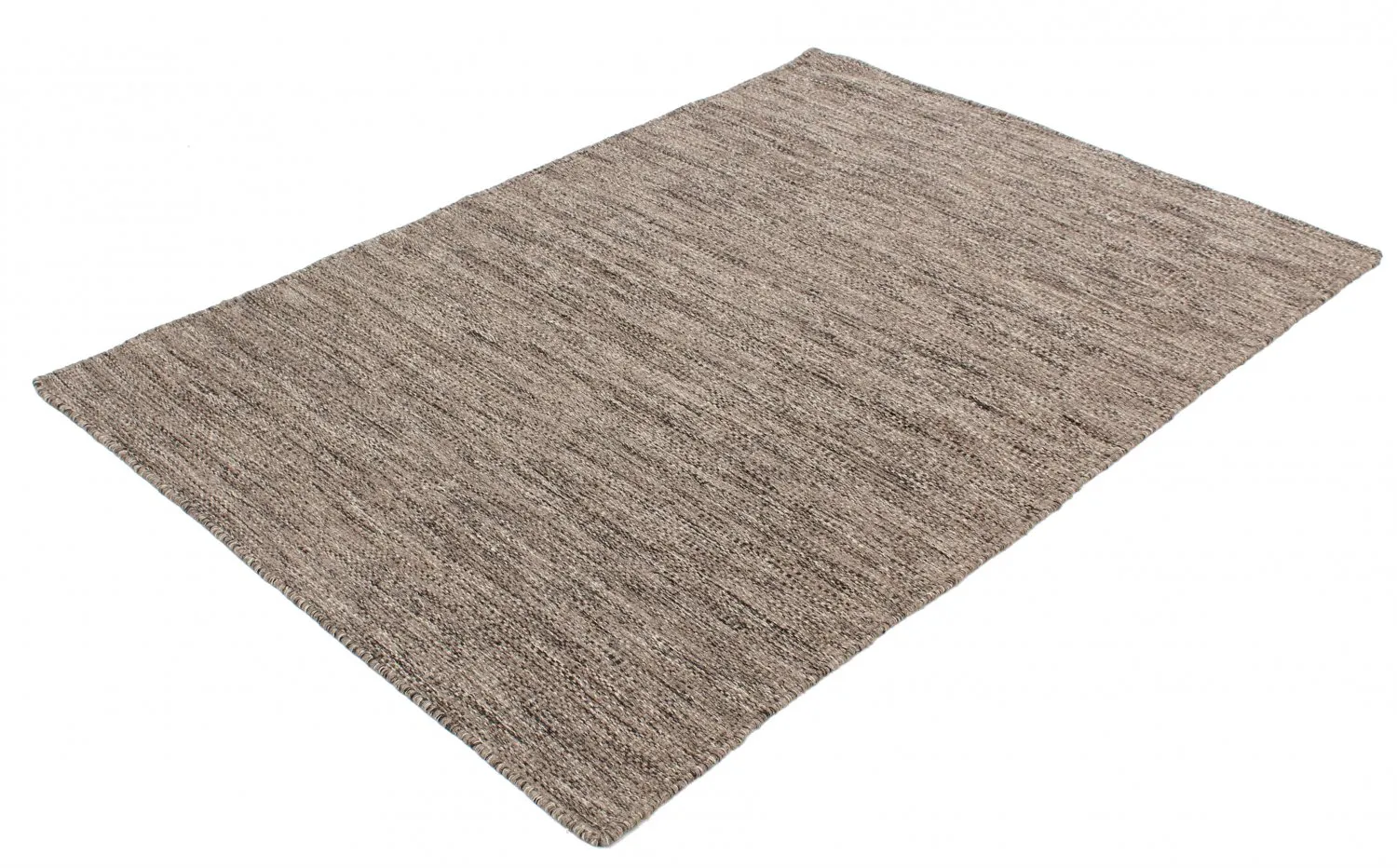 Tapis en laine - Dhurry (anthracite)