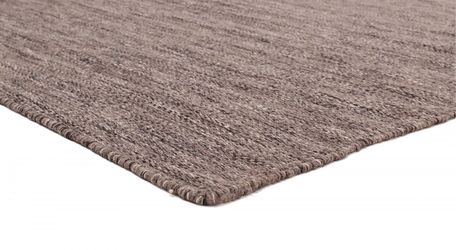 Tapis en laine - Dhurry (anthracite)