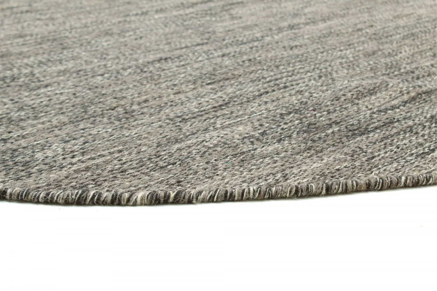 Tapis rond - Dhurry (anthracite)