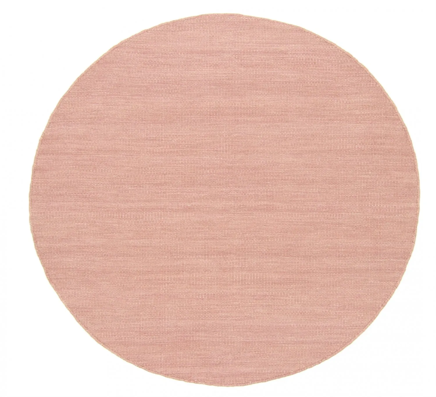 Tapis rond - Dhurry (rose)