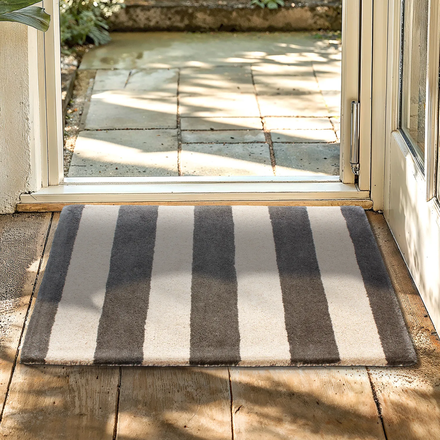Tapis d’entrée - Maida (gris/beige)