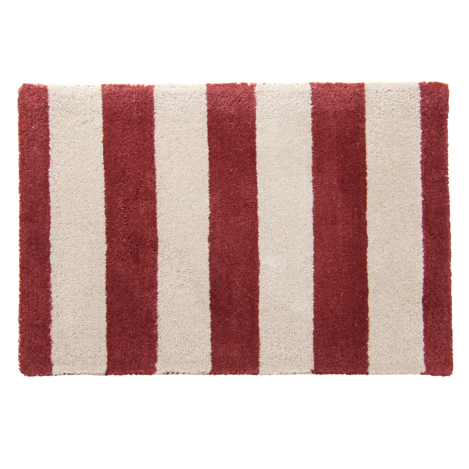 Tapis d’entrée - Maida (bordeaux/beige)