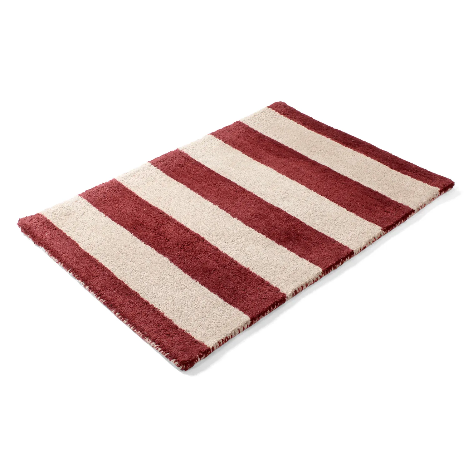 Tapis d’entrée - Maida (bordeaux/beige)