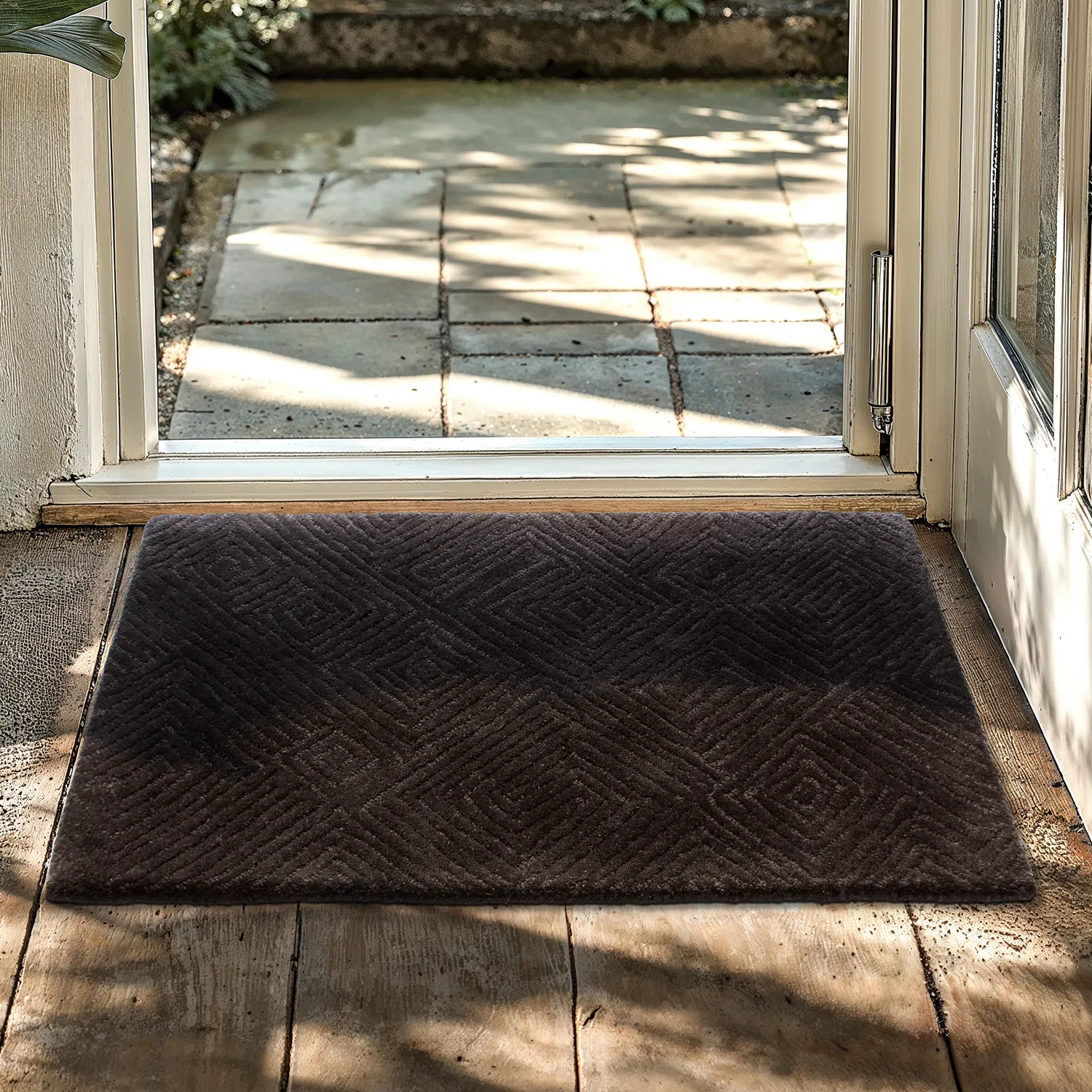 Tapis d’entrée - Nevena (noir)